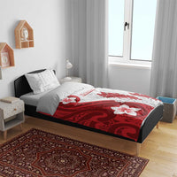 Samoa Teuila 2024 Bedding Set Samoan Siapo Pattern Red Version LT05 - Polynesian Pride