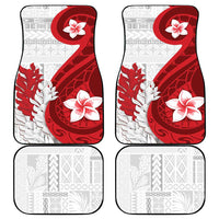 Samoa Teuila 2024 Car Mats Samoan Siapo Pattern Red Version LT05 - Polynesian Pride
