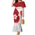 Samoa Teuila 2024 Family Matching Mermaid Dress and Hawaiian Shirt Samoan Siapo Pattern Red Version