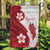 Samoa Teuila 2024 Garden Flag Samoan Siapo Pattern Red Version