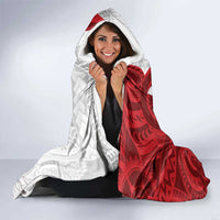 Samoa Teuila 2024 Hooded Blanket Samoan Siapo Pattern Red Version LT05 - Polynesian Pride