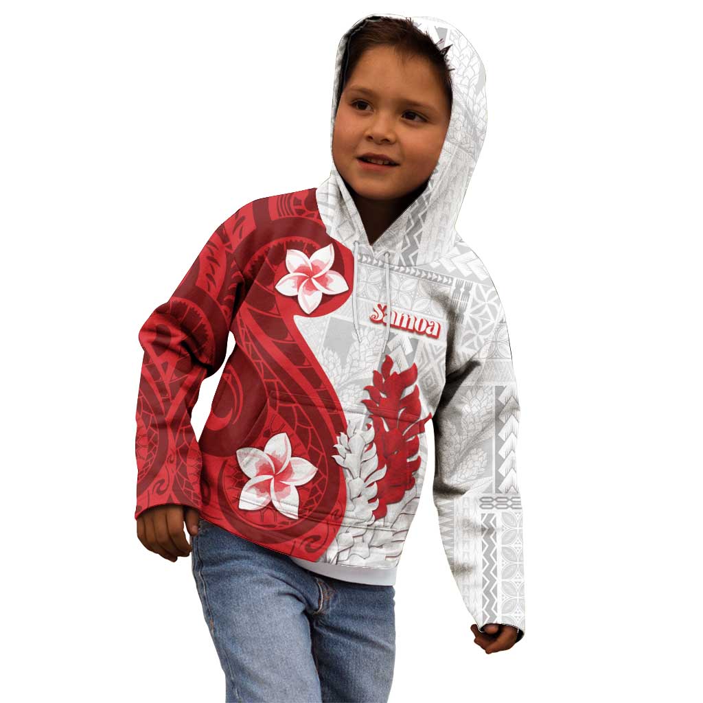 Samoa Teuila 2024 Kid Hoodie Samoan Siapo Pattern Red Version LT05 - Polynesian Pride