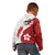 Samoa Teuila 2024 Kid Hoodie Samoan Siapo Pattern Red Version