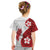 Samoa Teuila 2024 Kid T Shirt Samoan Siapo Pattern Red Version