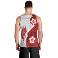 Samoa Teuila 2024 Men Tank Top Samoan Siapo Pattern Red Version LT05 - Polynesian Pride