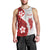 Samoa Teuila 2024 Men Tank Top Samoan Siapo Pattern Red Version