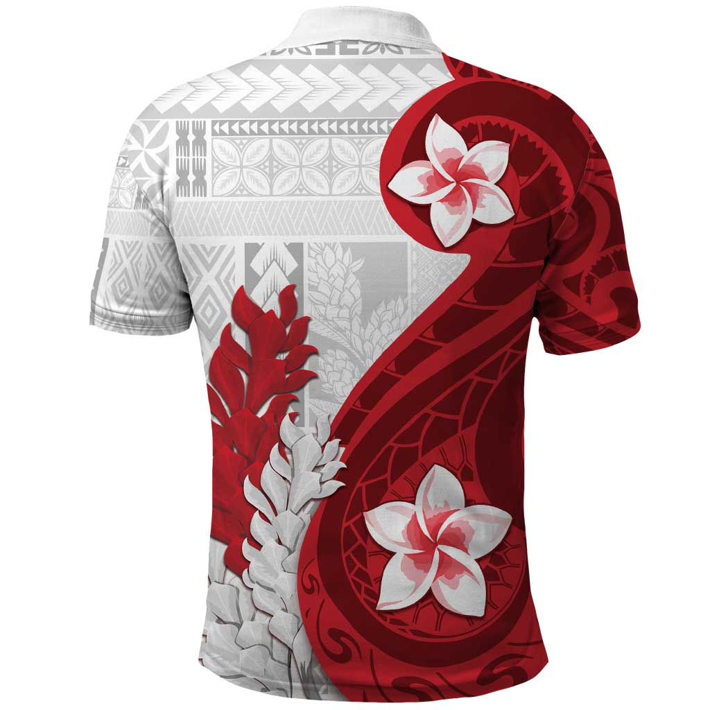 Samoa Teuila 2024 Polo Shirt Samoan Siapo Pattern Red Version LT05 - Polynesian Pride