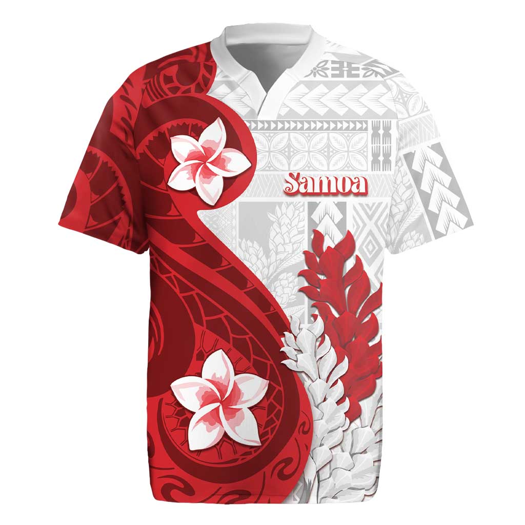 Samoa Teuila 2024 Rugby Jersey Samoan Siapo Pattern Red Version LT05 Red - Polynesian Pride