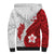 Samoa Teuila 2024 Sherpa Hoodie Samoan Siapo Pattern Red Version