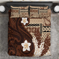 Samoa Teuila 2024 Bedding Set Samoan Siapo Pattern Brown Version LT05 Brown - Polynesian Pride