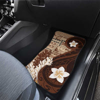 Samoa Teuila 2024 Car Mats Samoan Siapo Pattern Brown Version LT05 - Polynesian Pride