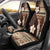 Samoa Teuila 2024 Car Seat Cover Samoan Siapo Pattern Brown Version