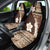 Samoa Teuila 2024 Car Seat Cover Samoan Siapo Pattern Brown Version