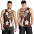 Samoa Teuila 2024 Men Tank Top Samoan Siapo Pattern Brown Version