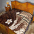 Samoa Teuila 2024 Quilt Samoan Siapo Pattern Brown Version