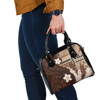 Samoa Teuila 2024 Shoulder Handbag Samoan Siapo Pattern Brown Version LT05 - Polynesian Pride