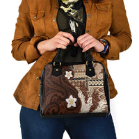 Samoa Teuila 2024 Shoulder Handbag Samoan Siapo Pattern Brown Version LT05 - Polynesian Pride