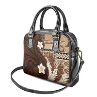 Samoa Teuila 2024 Shoulder Handbag Samoan Siapo Pattern Brown Version LT05 - Polynesian Pride