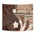 Samoa Teuila 2024 Tapestry Samoan Siapo Pattern Brown Version
