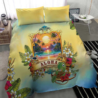 Aloha Hawaii Turtle Bedding Set Retro Style LT05 - Polynesian Pride