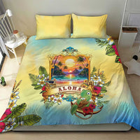 Aloha Hawaii Turtle Bedding Set Retro Style LT05 - Polynesian Pride