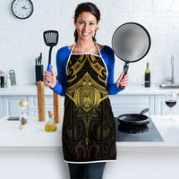 New Zealand Aotearoa Apron Maori Manta Ray Moko Gold LT05 - Polynesian Pride