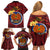 Papua New Guinea Gulf Province Family Matching Off Shoulder Short Dress and Hawaiian Shirt Mix Coat Of Arms Polynesian Pattern LT05 - Polynesian Pride