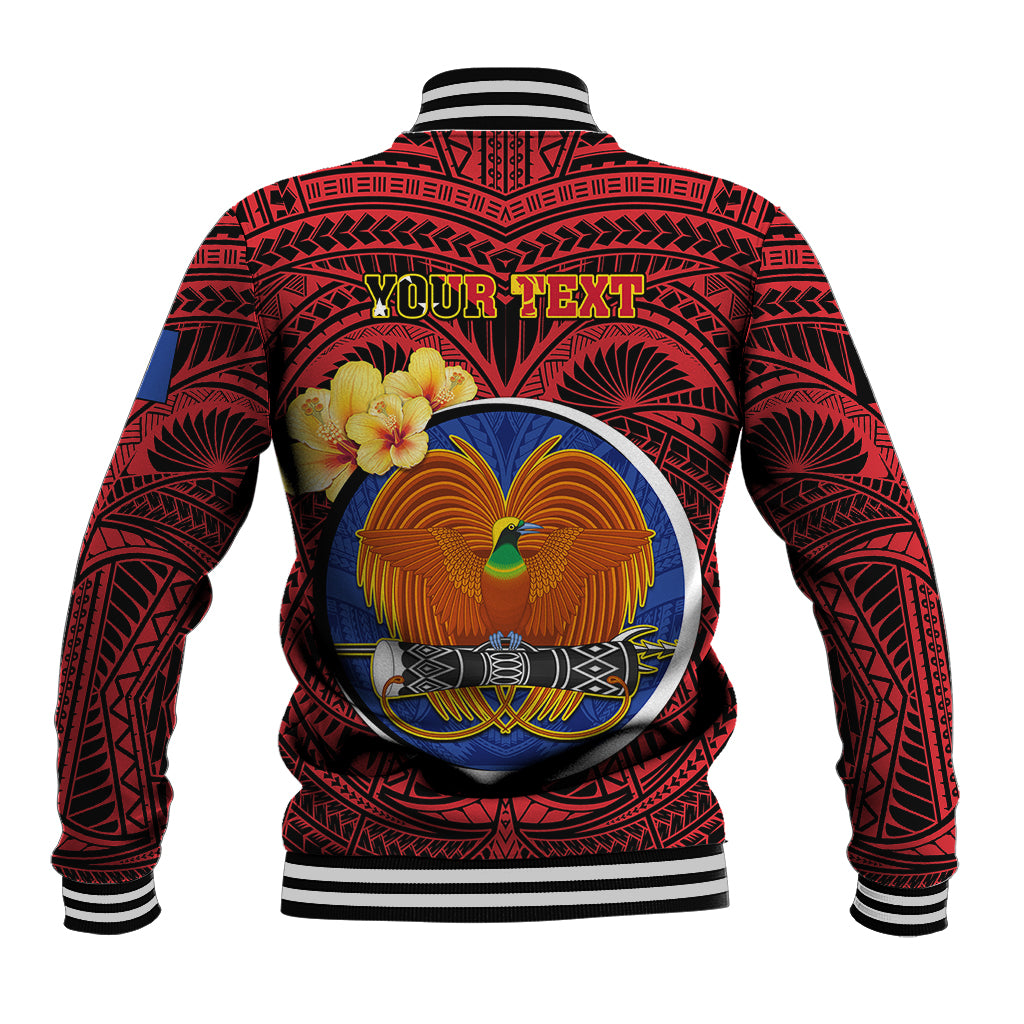 Personalized Papua New Guinea Gulf Province Baseball Jacket Mix Coat Of Arms Polynesian Pattern LT05 - Polynesian Pride