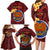 Personalized Papua New Guinea Gulf Province Family Matching Long Sleeve Bodycon Dress and Hawaiian Shirt Mix Coat Of Arms Polynesian Pattern LT05 - Polynesian Pride