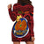 Personalized Papua New Guinea Gulf Province Hoodie Dress Mix Coat Of Arms Polynesian Pattern LT05 - Polynesian Pride