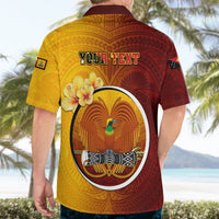 Personalized Papua New Guinea Western Province Hawaiian Shirt Mix Coat Of Arms Polynesian Pattern LT05 - Polynesian Pride