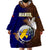 Papua New Guinea Manus Province Wearable Blanket Hoodie Mix Coat Of Arms Polynesian Pattern LT05 - Polynesian Pride