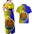 Papua New Guinea Morobe Province Couples Matching Off Shoulder Maxi Dress and Hawaiian Shirt Mix Coat Of Arms Polynesian Pattern LT05 - Polynesian Pride