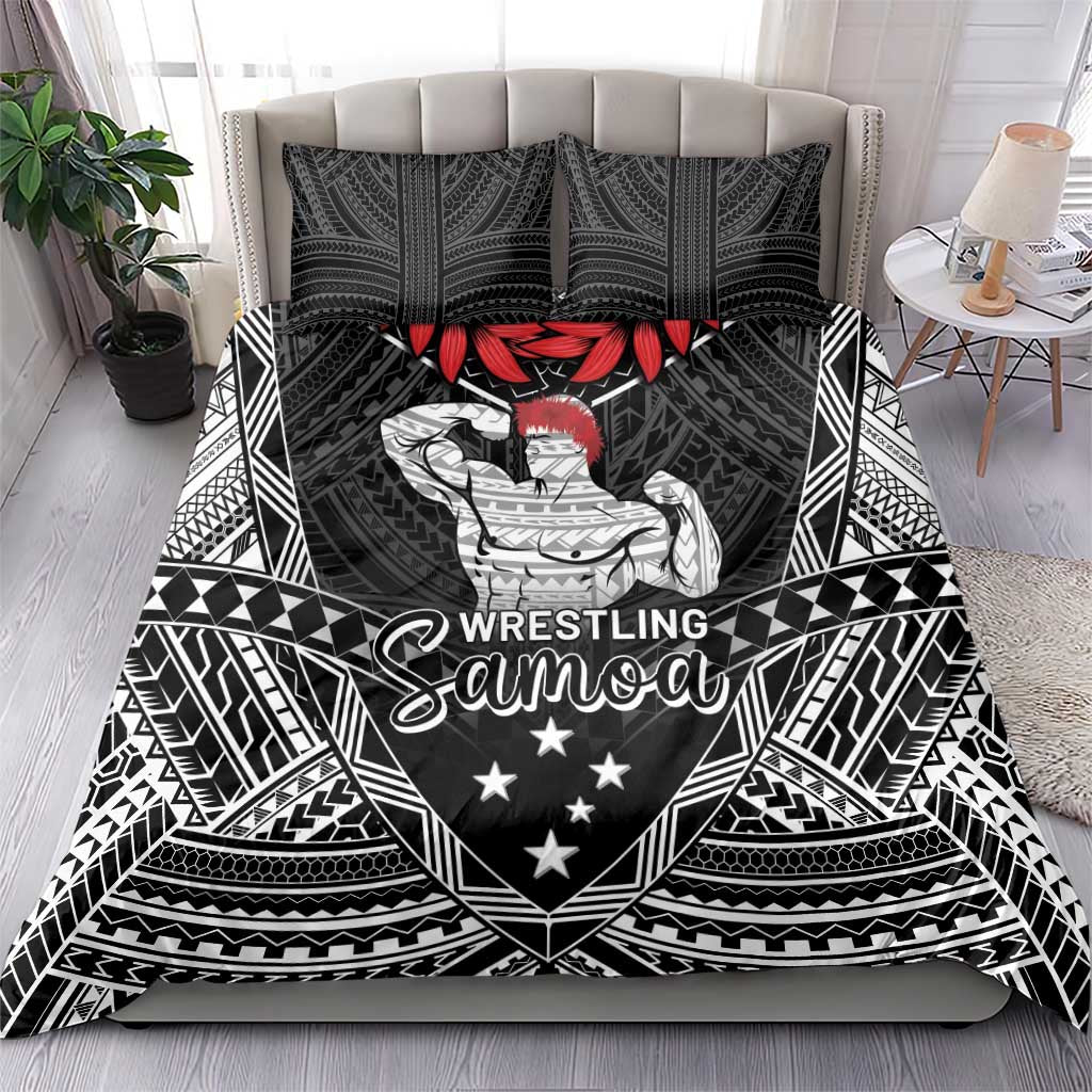 Samoa Wrestling Bedding Set Samoan Wrestler Ulafala Style LT05 - Polynesian Pride
