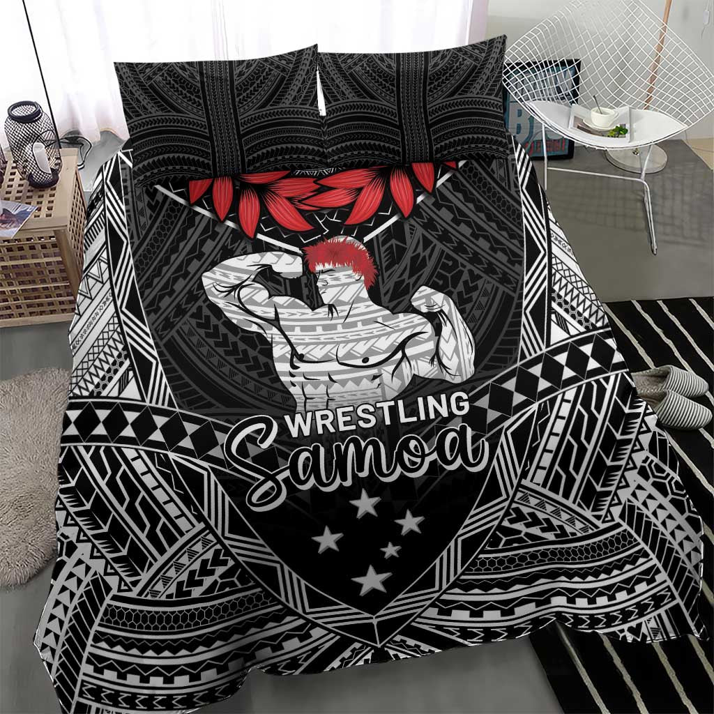 Samoa Wrestling Bedding Set Samoan Wrestler Ulafala Style LT05 - Polynesian Pride