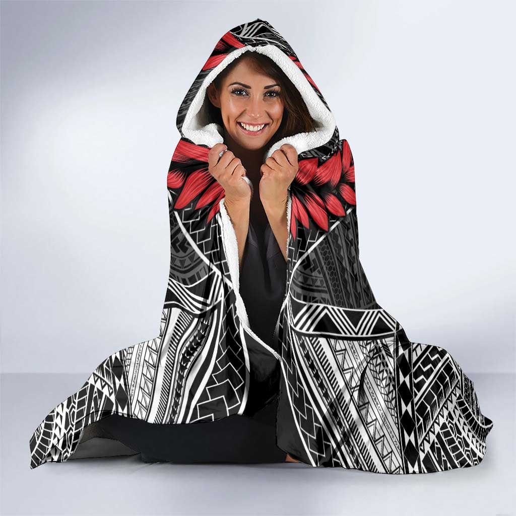 Samoa Wrestling Hooded Blanket Samoan Wrestler Ulafala Style LT05 - Polynesian Pride