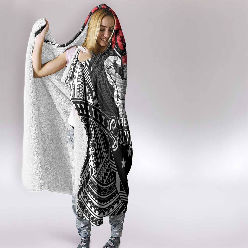 Samoa Wrestling Hooded Blanket Samoan Wrestler Ulafala Style LT05 - Polynesian Pride