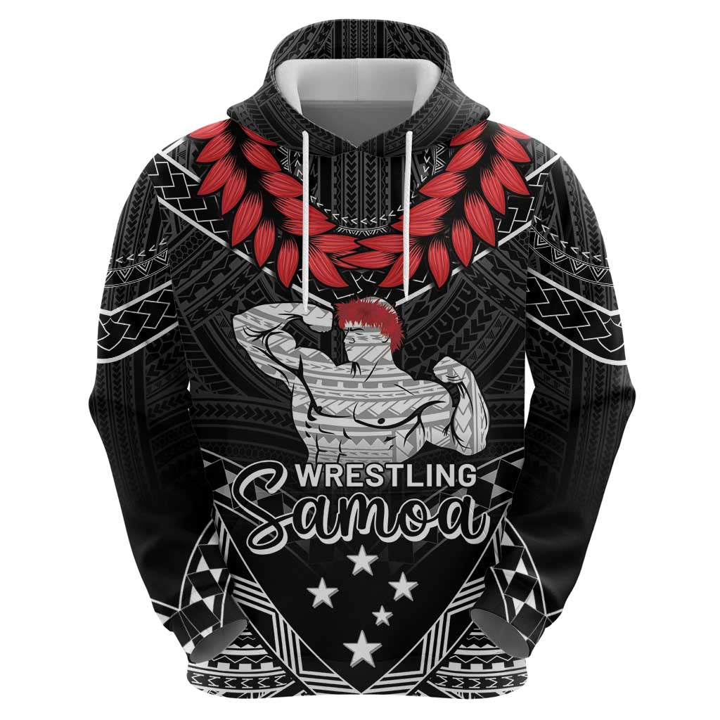Custom Samoa Wrestling Hoodie Samoan Wrestler Ulafala Style LT05 - Polynesian Pride