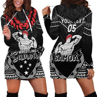 Custom Samoa Wrestling Hoodie Dress Samoan Wrestler Ulafala Style LT05 - Polynesian Pride