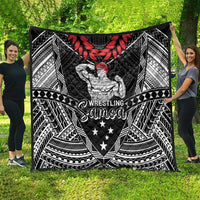 Samoa Wrestling Quilt Samoan Wrestler Ulafala Style LT05 - Polynesian Pride