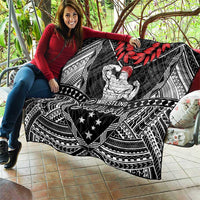 Samoa Wrestling Quilt Samoan Wrestler Ulafala Style LT05 - Polynesian Pride