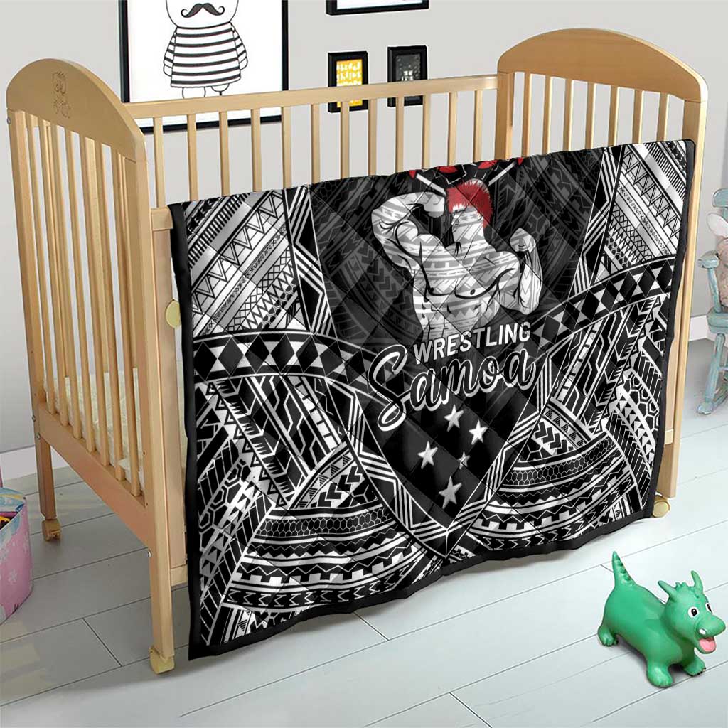 Samoa Wrestling Quilt Samoan Wrestler Ulafala Style LT05 - Polynesian Pride