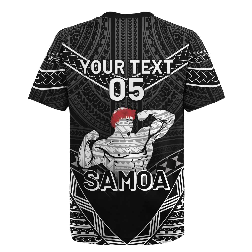 Custom Samoa Wrestling Rugby Jersey Samoan Wrestler Ulafala Style LT05 - Polynesian Pride