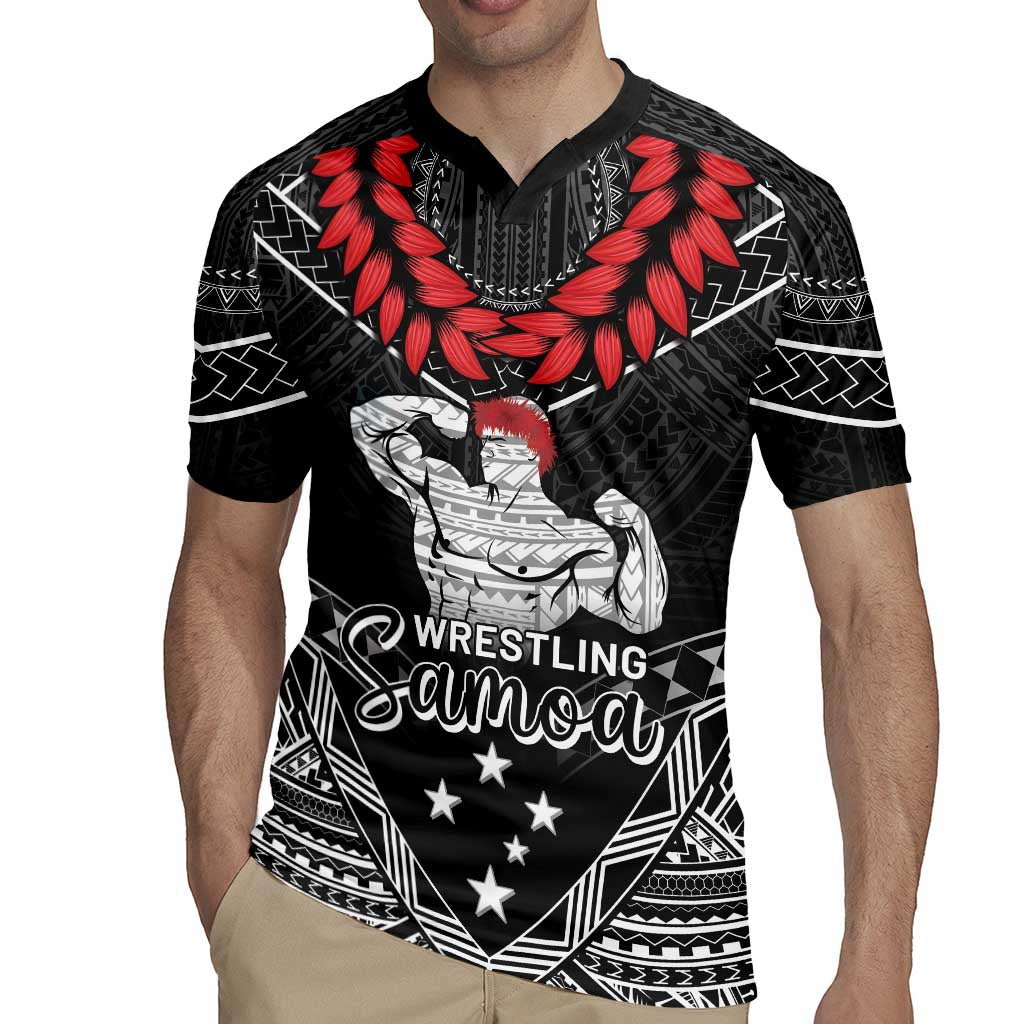 Custom Samoa Wrestling Rugby Jersey Samoan Wrestler Ulafala Style LT05 - Polynesian Pride