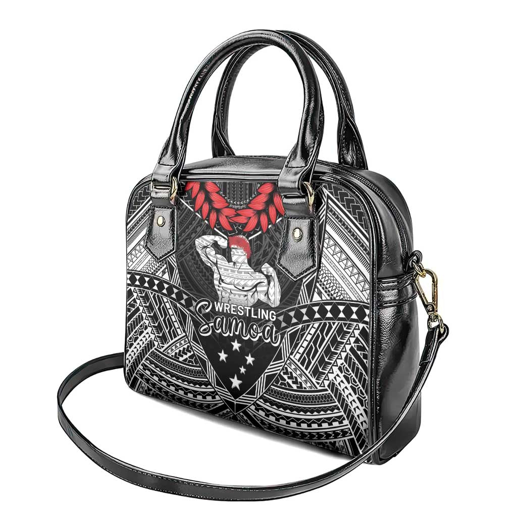 Samoa Wrestling Shoulder Handbag Samoan Wrestler Ulafala Style LT05 - Polynesian Pride