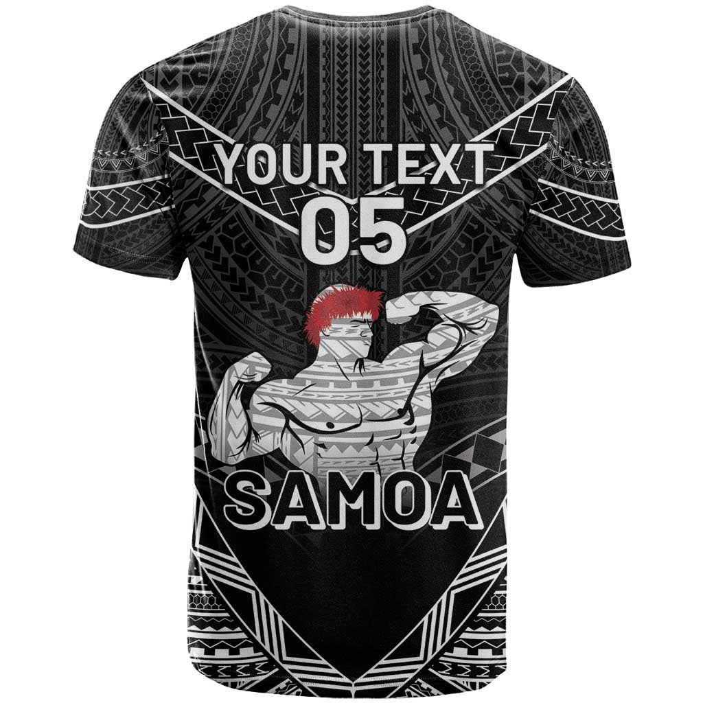 Custom Samoa Wrestling T Shirt Samoan Wrestler Ulafala Style LT05 - Polynesian Pride