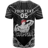 Custom Samoa Wrestling T Shirt Samoan Wrestler Ulafala Style LT05 - Polynesian Pride
