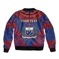 Personalised FAST Party Samoa Bomber Jacket Samoan Coat Of Arms Ulafala Style LT05 - Polynesian Pride