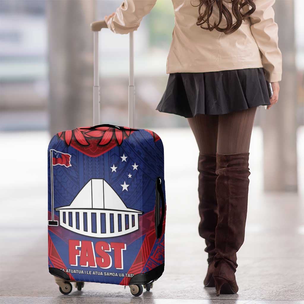 FAST Party Samoa Luggage Cover Samoan Coat Of Arms Ulafala Style LT05 - Polynesian Pride