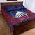 FAST Party Samoa Quilt Bed Set Samoan Coat Of Arms Ulafala Style